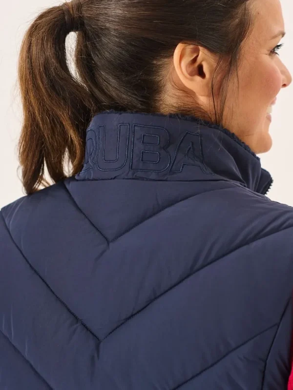 Quba & Co Navy Ladies X-Series Shower And Windproof Gilet - Kitt New