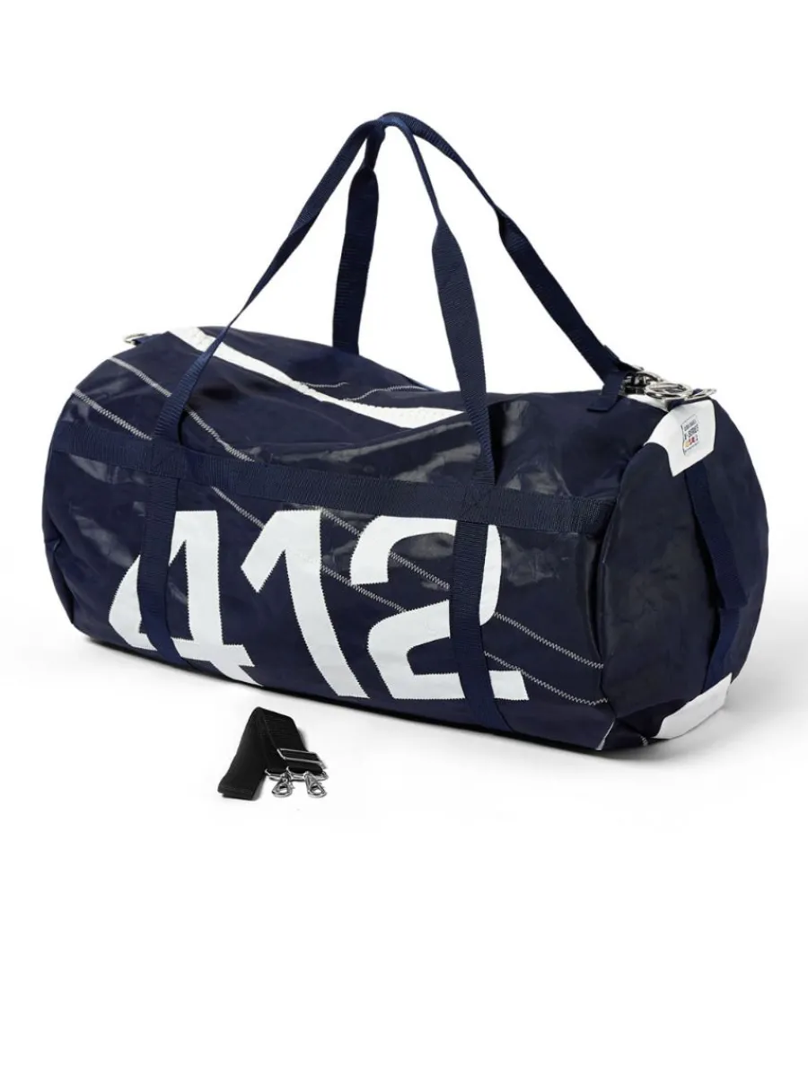 navy_large_barrel_bag__ca_0.webp Quba & Co Navy Large Barrel Bag - Caspain Fashion