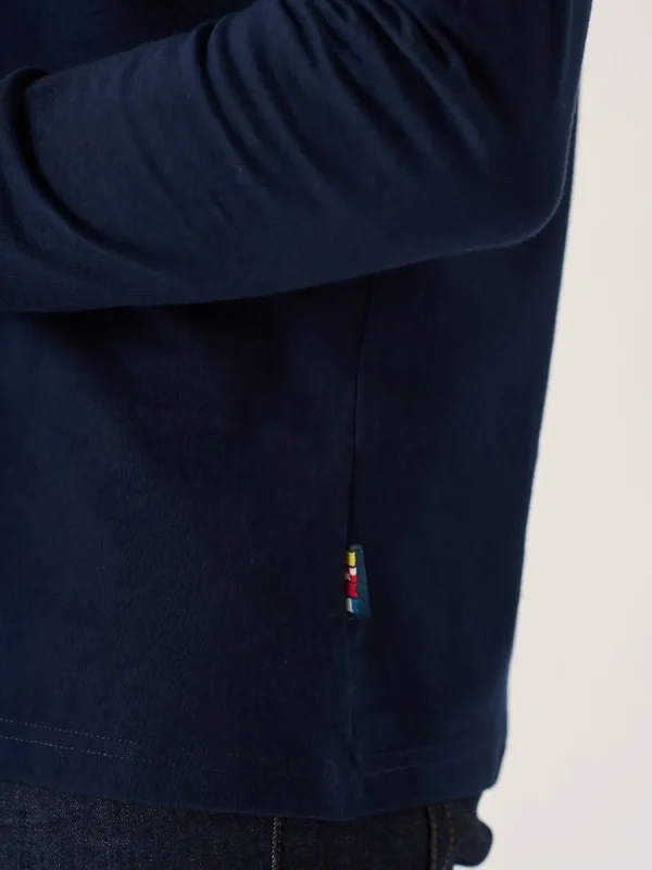 Quba & Co Navy Long Sleeve X-Series T-Shirt - Louiston Online