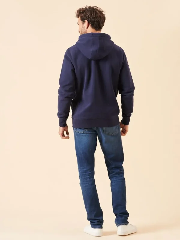 Quba & Co Navy Quba and Co Overhead Nautical Hoodie - Riveo Clearance