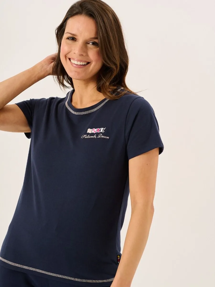 navy_quba_and_co_xseries__3.webp Quba & Co Navy Quba And Co X-Series Ladies Short Sleeve T-Shirt - Tenor Outlet