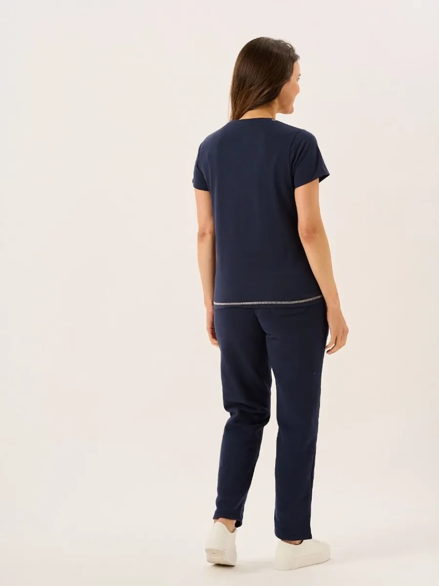 navy_quba_and_co_xseries__9.webp Quba & Co Navy Quba And Co X-Series Ladies Short Sleeve T-Shirt - Tenor Outlet