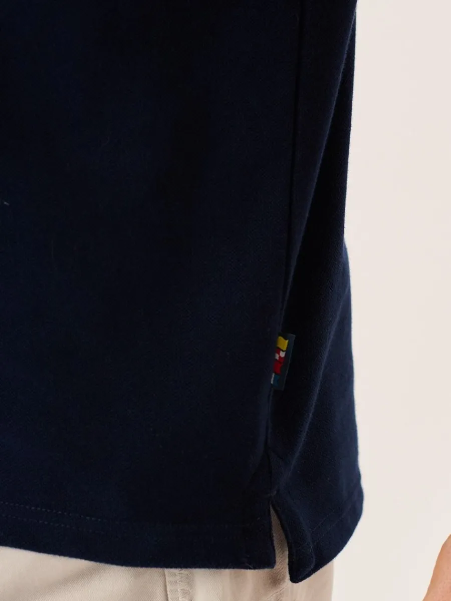 navy_red_and_grey_xseries_7.webp Quba & Co Navy Red And Grey X-Series Colour Block Polo - Wheldon Discount