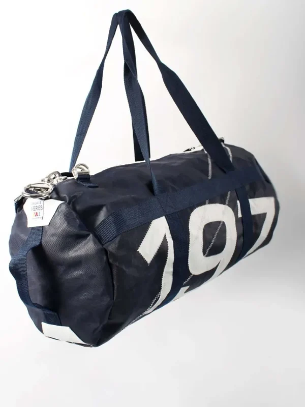 Quba & Co Navy Small Barrel Bag - Heron Outlet