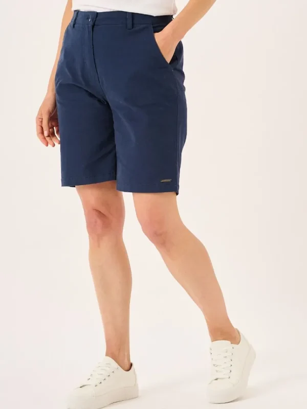 Quba & Co Navy Womens Chino Shorts - Robynne New
