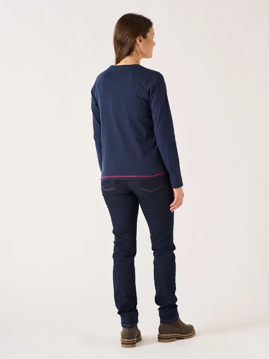 navy_xseries_long_sleeve__5.webp Quba & Co Navy X-Series Long Sleeve Graphic Nautical Design T-Shirt - Marsha Best