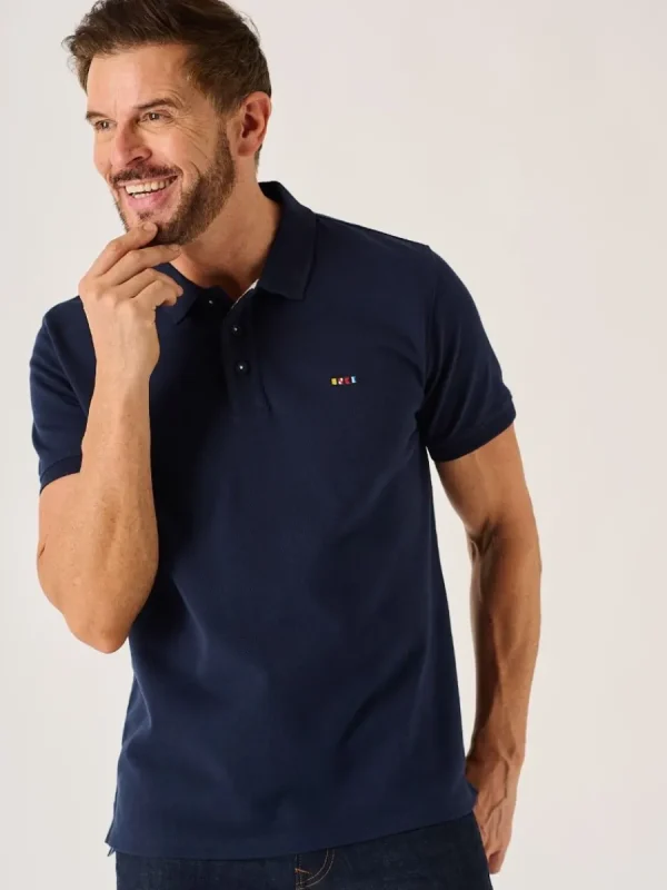 Quba & Co Navy X-Series Quba Sails Polo Shirt - Perri New