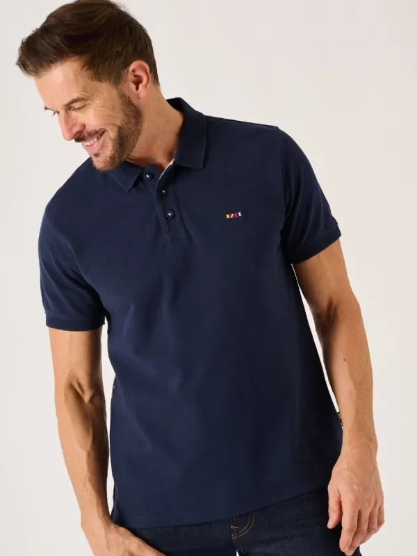 Quba & Co Navy X-Series Quba Sails Polo Shirt - Perri New