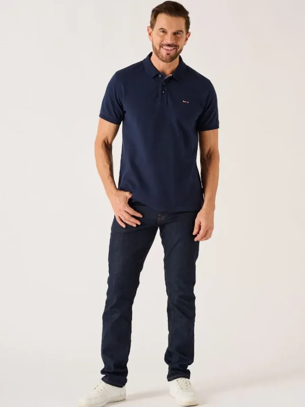 Quba & Co Navy X-Series Quba Sails Polo Shirt - Perri New