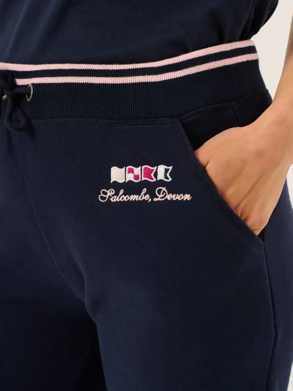 Quba & Co Navy X-Series Tipped Waistband Jersey Joggers - Jinny New