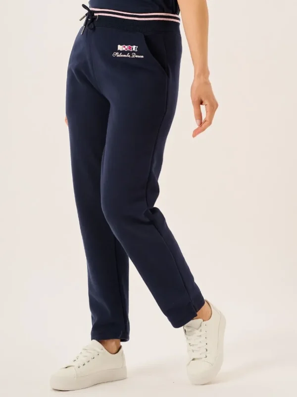 Quba & Co Navy X-Series Tipped Waistband Jersey Joggers - Jinny New