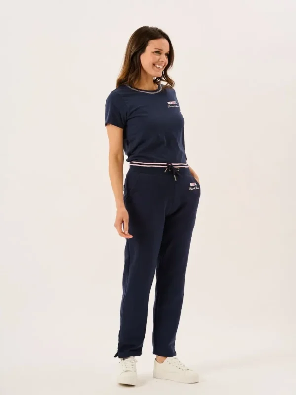 Quba & Co Navy X-Series Tipped Waistband Jersey Joggers - Jinny New