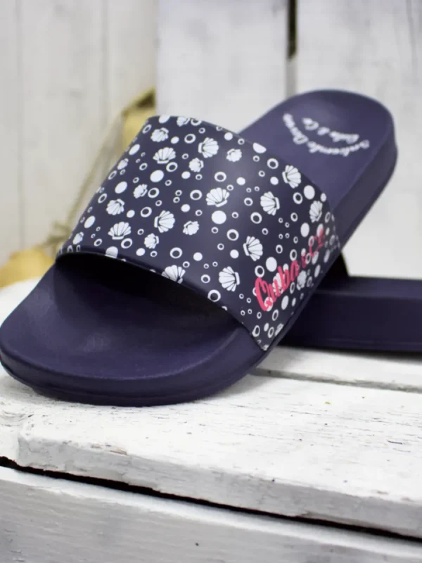 Quba & Co Ness Shell Print Slider Online