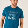 Quba & Co Ocean Blue X-Series Nautical Graphic T-Shirt - Monton Best