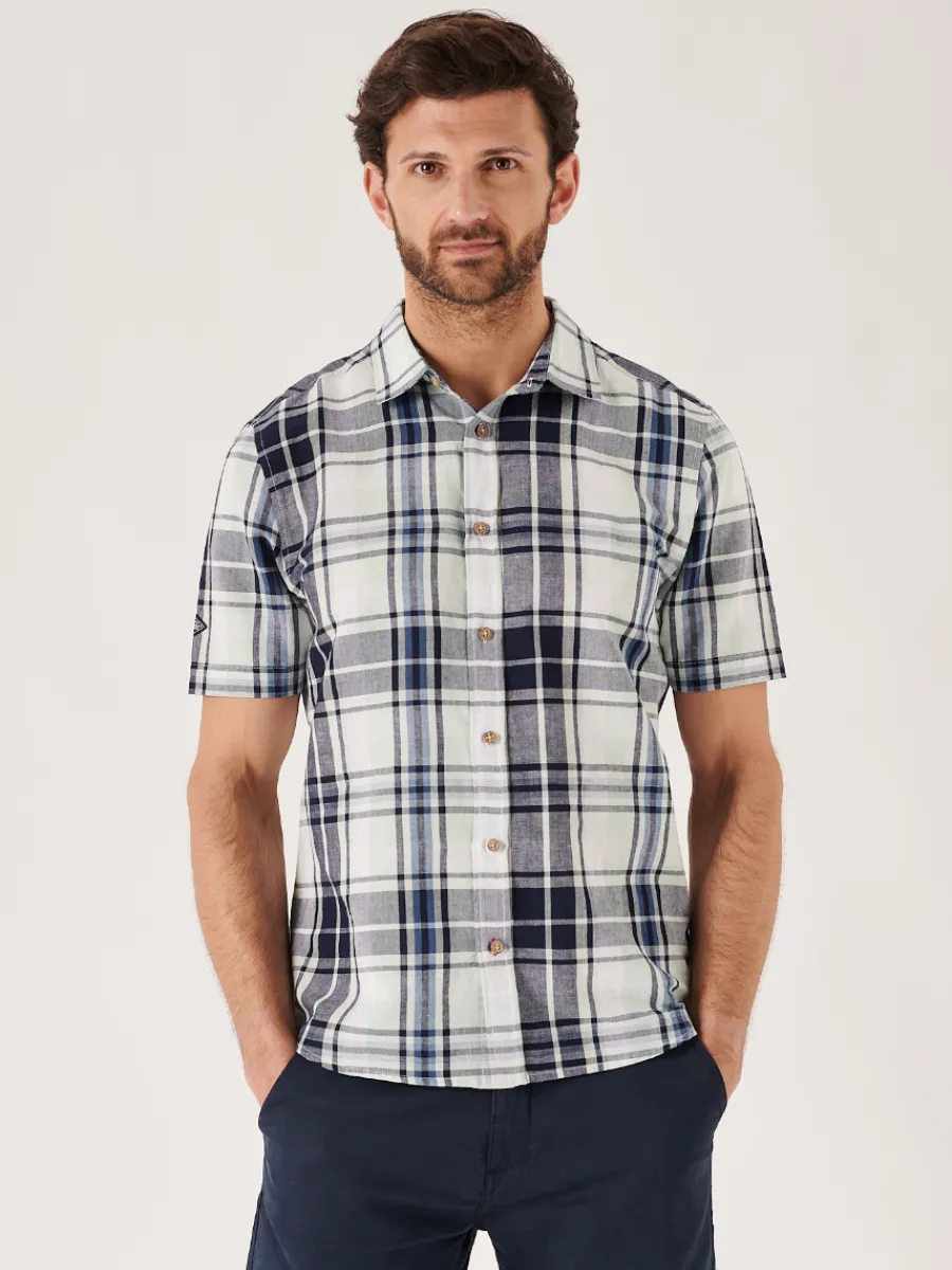 orton_multicoloured_check_2.webp Quba & Co Orton Multicoloured Checked Short Sleeve Shirt Online