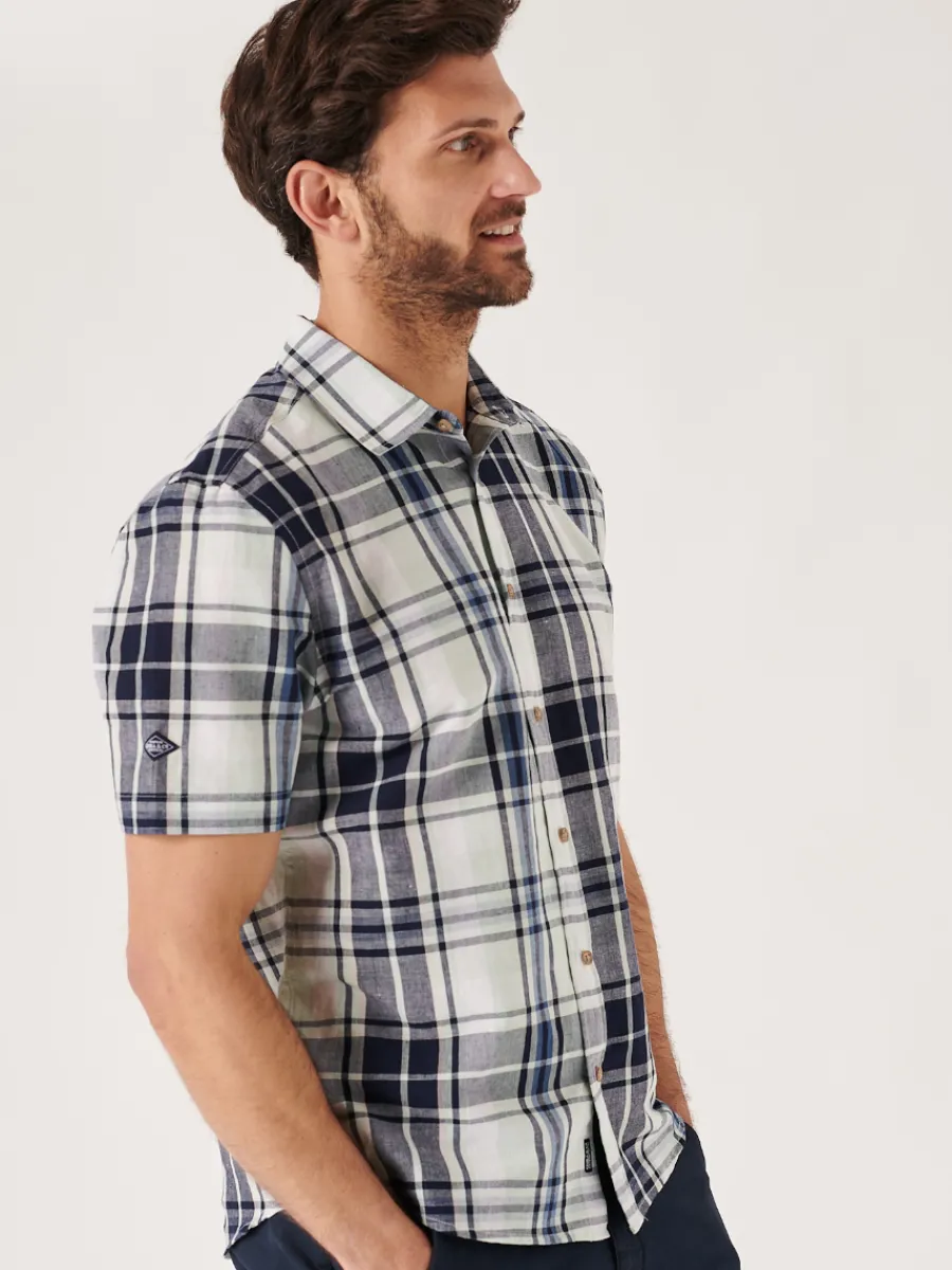 orton_multicoloured_check_4.webp Quba & Co Orton Multicoloured Checked Short Sleeve Shirt Online