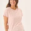 Quba & Co Pink Bird Print T-Shirt - Geena Sale