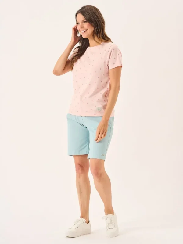 Quba & Co Pink Bird Print T-Shirt - Geena Sale