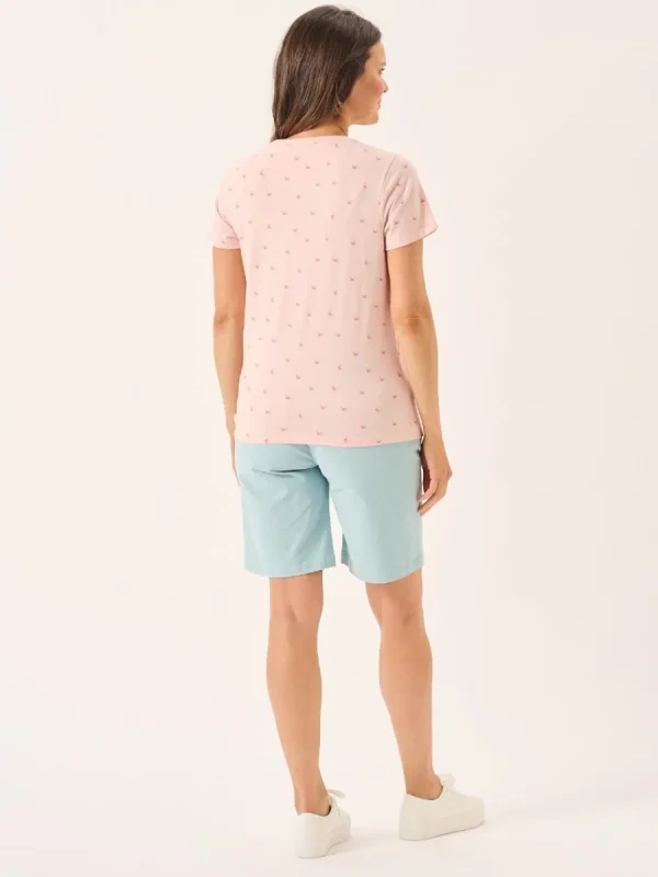 Quba & Co Pink Bird Print T-Shirt - Geena Sale