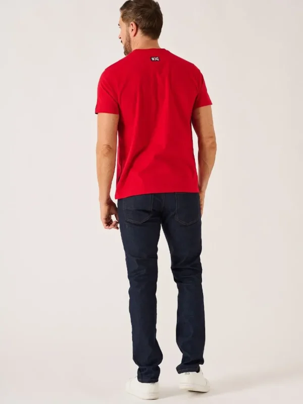 Quba & Co Red X-Series Nautical Graphic T-Shirt - Molter Clearance