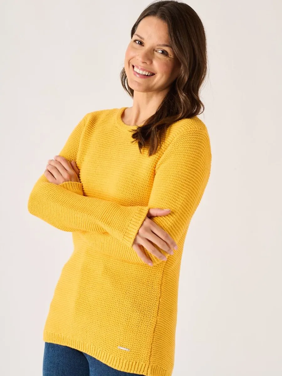 saffron_purl_stitch_tape__3.webp Quba & Co Saffron Purl Stitch Tape Yarn Jumper - Skye Hot