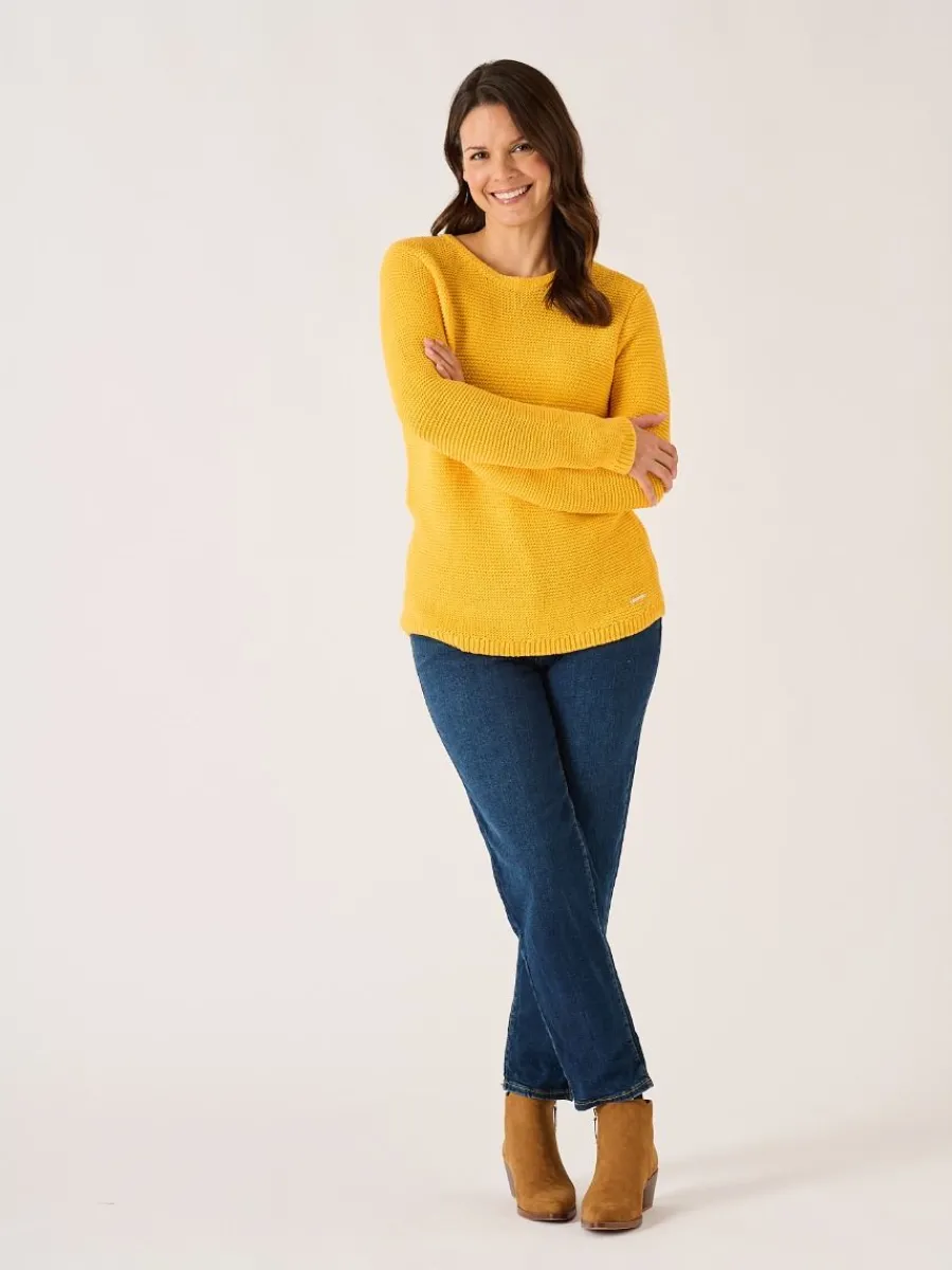 saffron_purl_stitch_tape__8.webp Quba & Co Saffron Purl Stitch Tape Yarn Jumper - Skye Hot