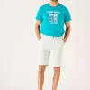 Quba & Co Sanford Chino Shorts Cool Mint Green Best