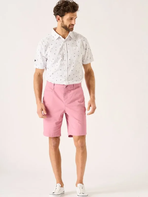 Quba & Co Sanford Chino Shorts Pink Clearance