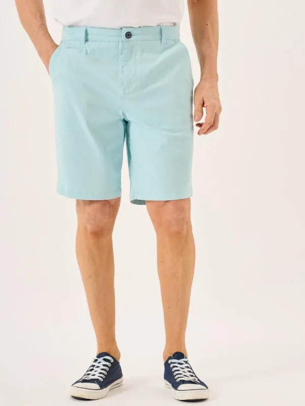 Quba & Co Splash Blue Stretch Chino Shorts - Sandor Best