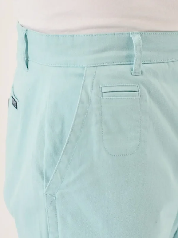 Quba & Co Splash Blue Stretch Chino Shorts - Sandor Best