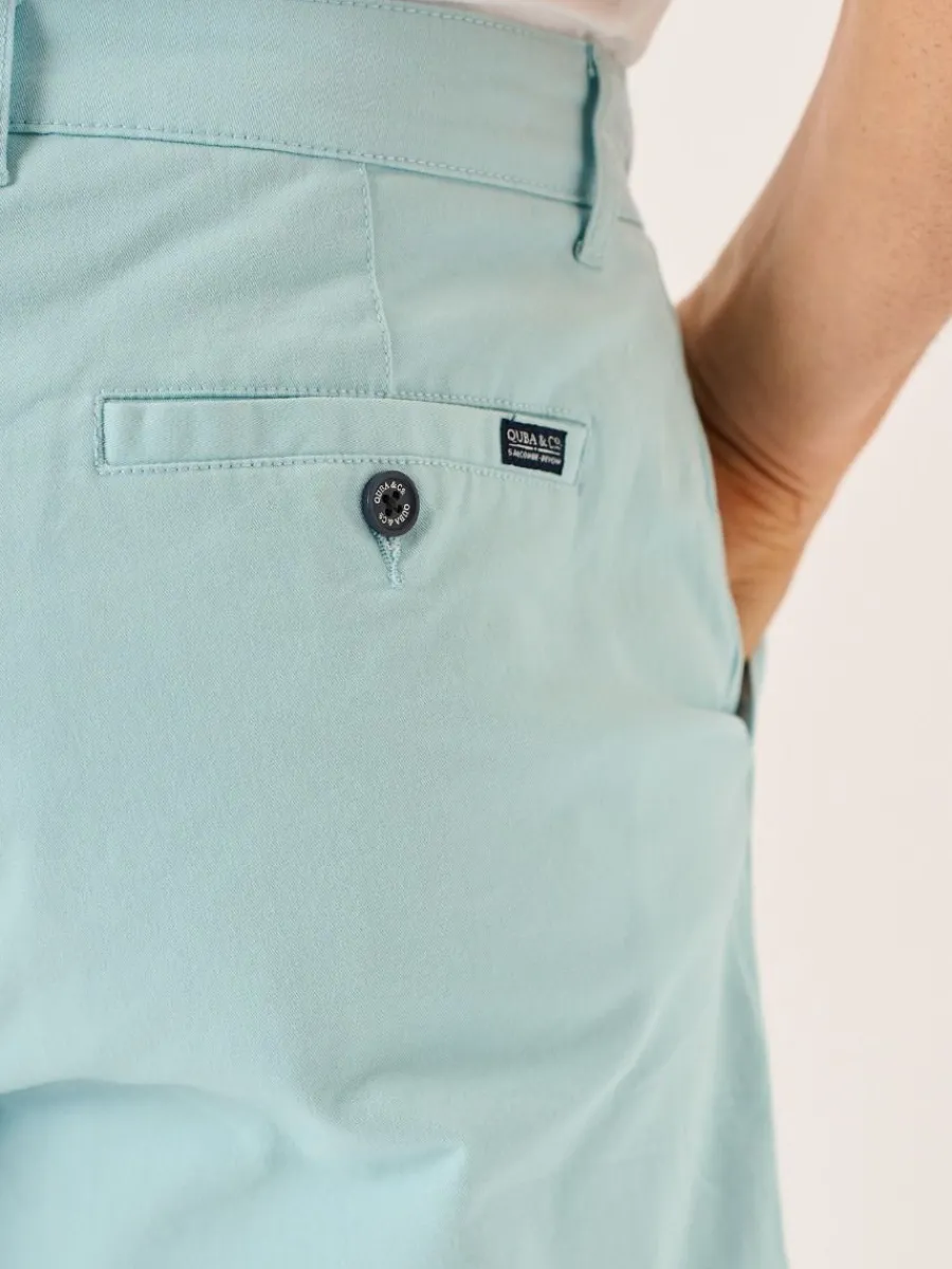 splash_blue_stretch_chino_10.webp Quba & Co Splash Blue Stretch Chino Shorts - Sandor Best