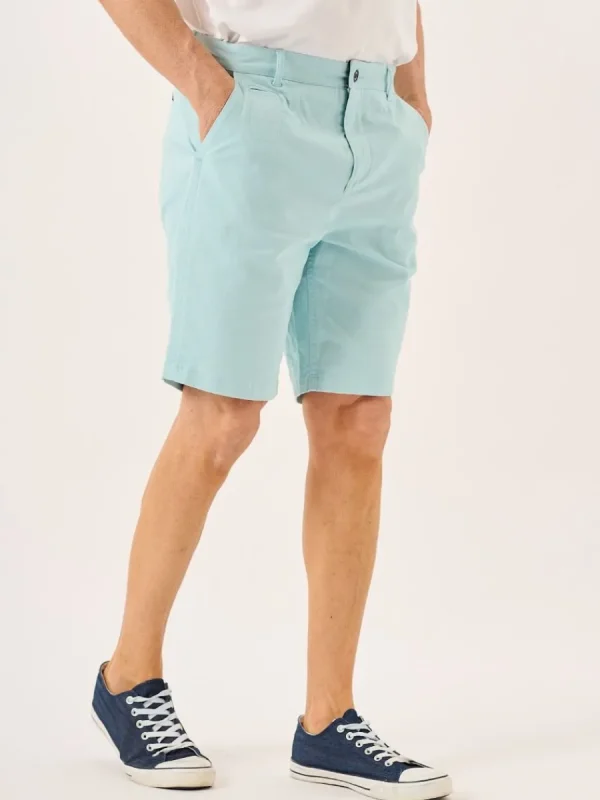 Quba & Co Splash Blue Stretch Chino Shorts - Sandor Best