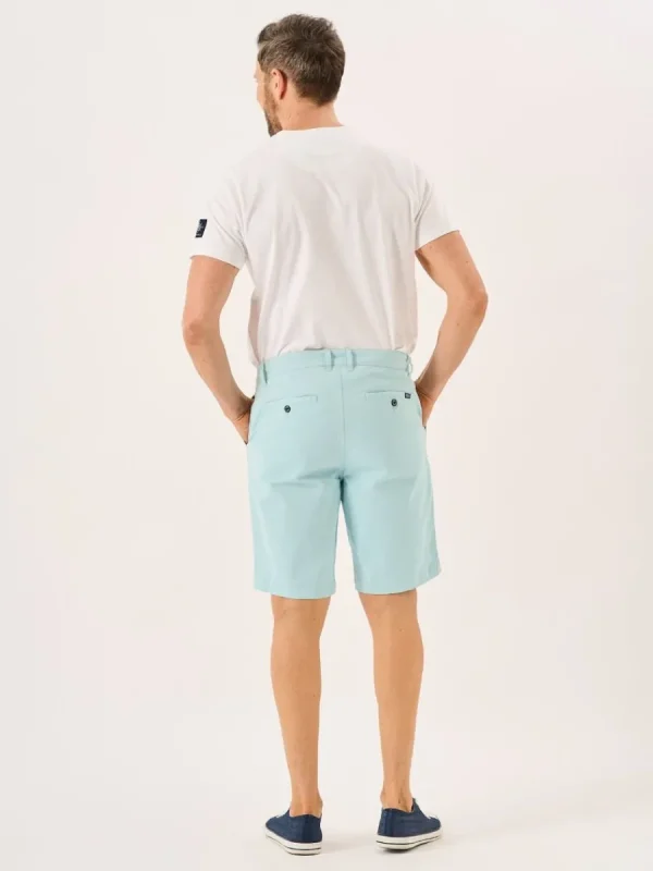 Quba & Co Splash Blue Stretch Chino Shorts - Sandor Best