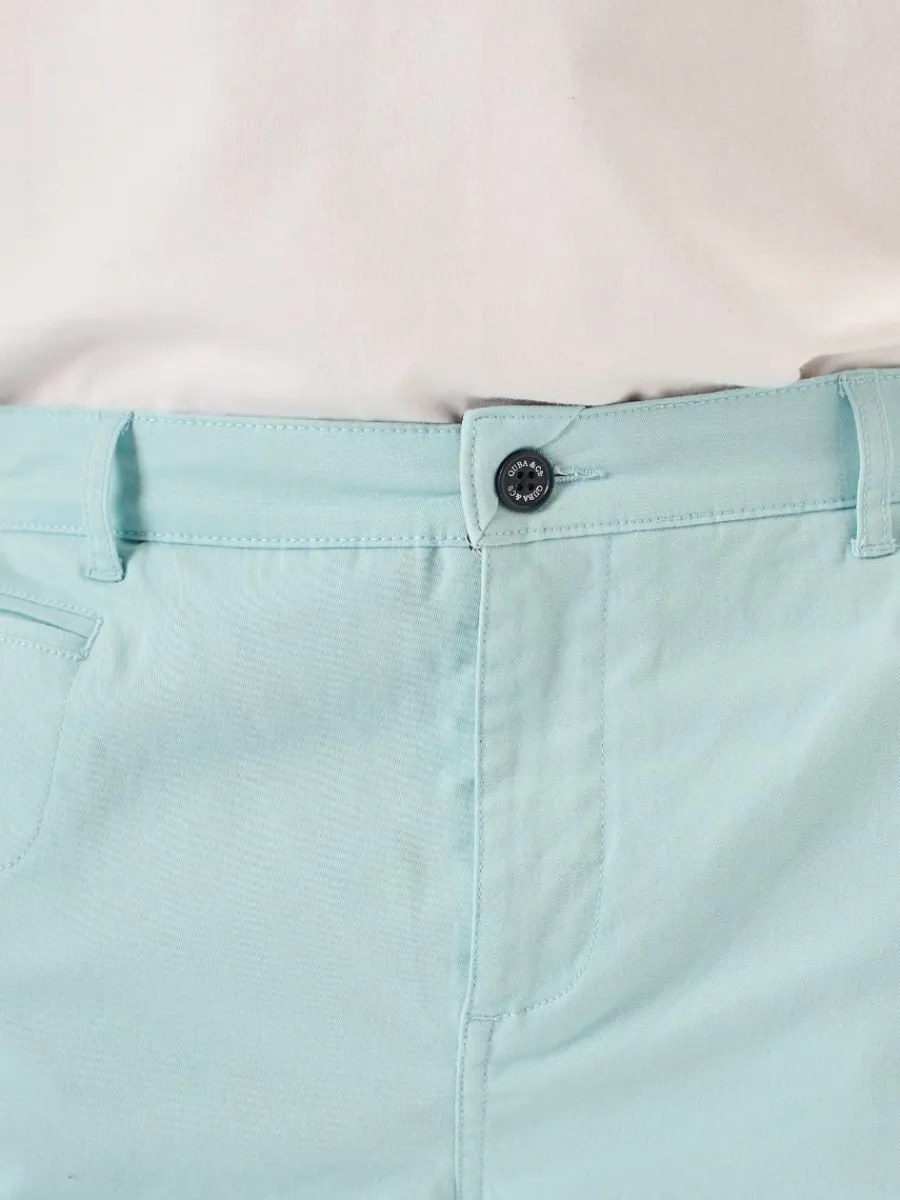 splash_blue_stretch_chino_9.webp Quba & Co Splash Blue Stretch Chino Shorts - Sandor Best