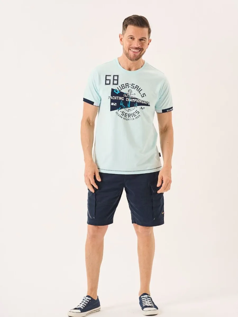 spray_blue_nautical_desig_3.webp Quba & Co Spray Blue Nautical Design Graphic X-Series T-Shirt -Tamron Discount