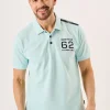 Quba & Co Spray Blue Quba Sails X-Series Polo Shirt - Masters Sale