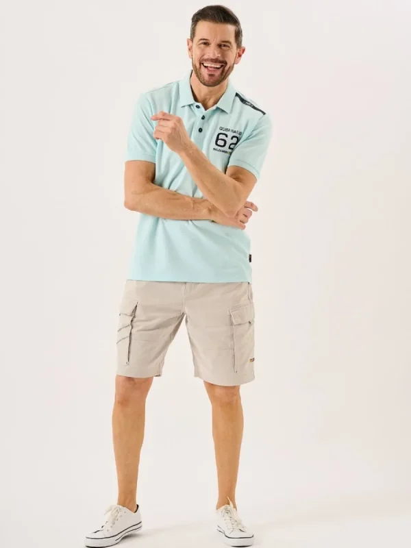 Quba & Co Spray Blue Quba Sails X-Series Polo Shirt - Masters Sale
