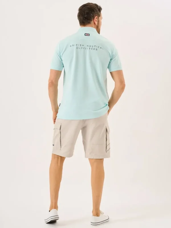 Quba & Co Spray Blue Quba Sails X-Series Polo Shirt - Masters Sale