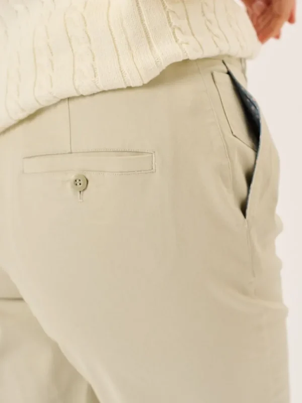 Quba & Co Stone Chino Trousers - Carlyne Hot