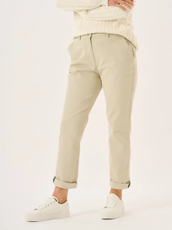 Quba & Co Stone Chino Trousers - Carlyne Hot