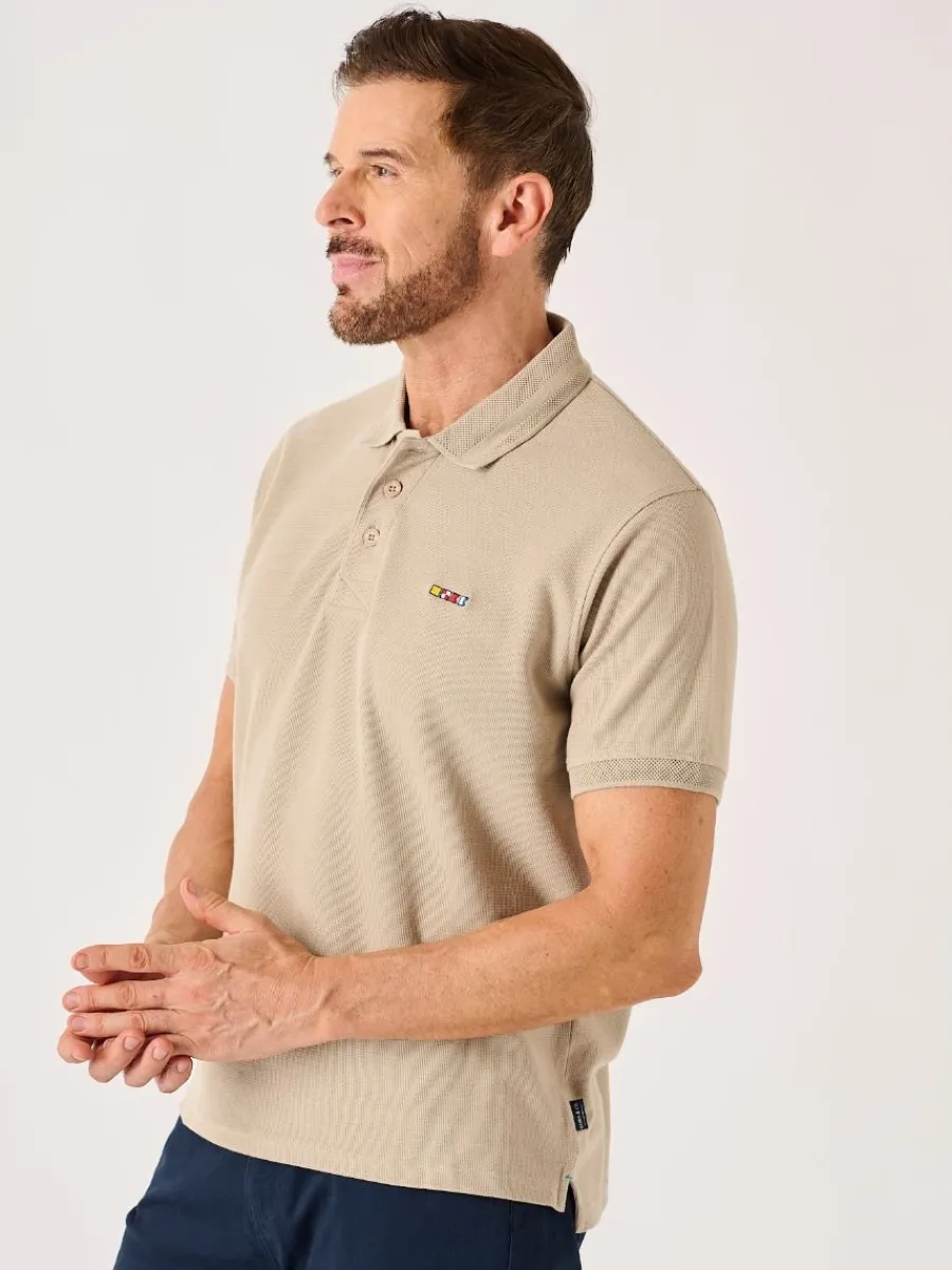 stone_quba_and_co_lifesty_2.webp Quba & Co Stone Quba And Co Lifestyle Textured Polo Shirt - Harton Online