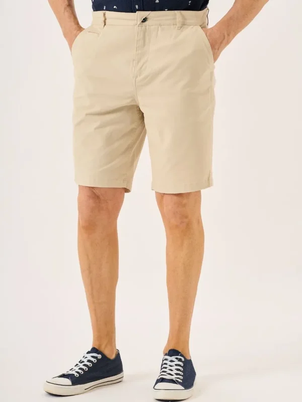 Quba & Co Stone Stretch Chino Shorts - Sandor Outlet