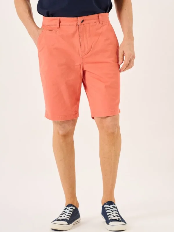 Quba & Co Terracotta Stretch Chino Shorts - Sandor Sale