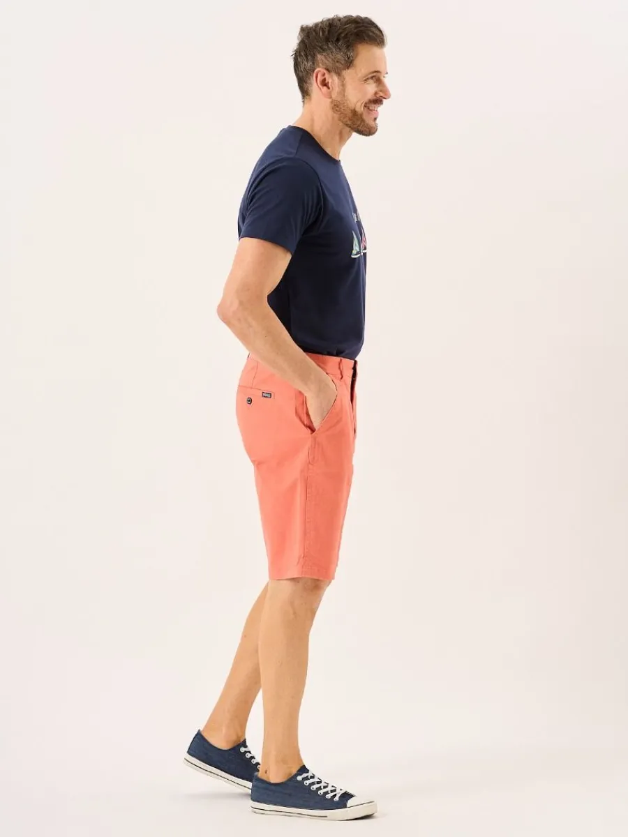 terracotta_stretch_chino__6.webp Quba & Co Terracotta Stretch Chino Shorts - Sandor Sale
