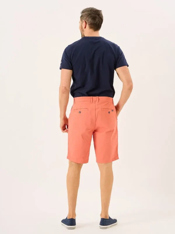 Quba & Co Terracotta Stretch Chino Shorts - Sandor Sale