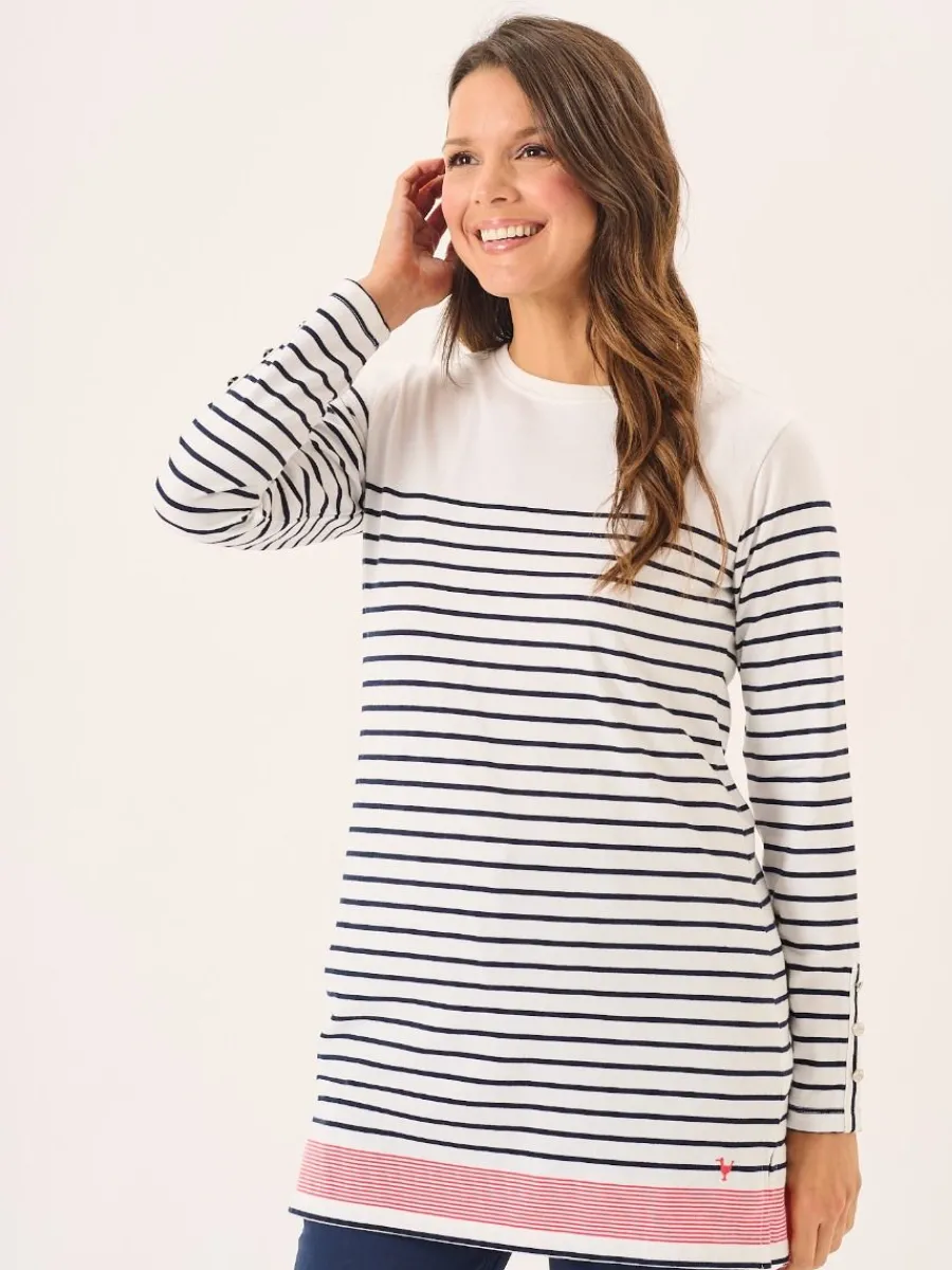 white_and_navy_striped_br_3.webp Quba & Co White And Navy Striped Bretton Tunic - Carlotta Clearance