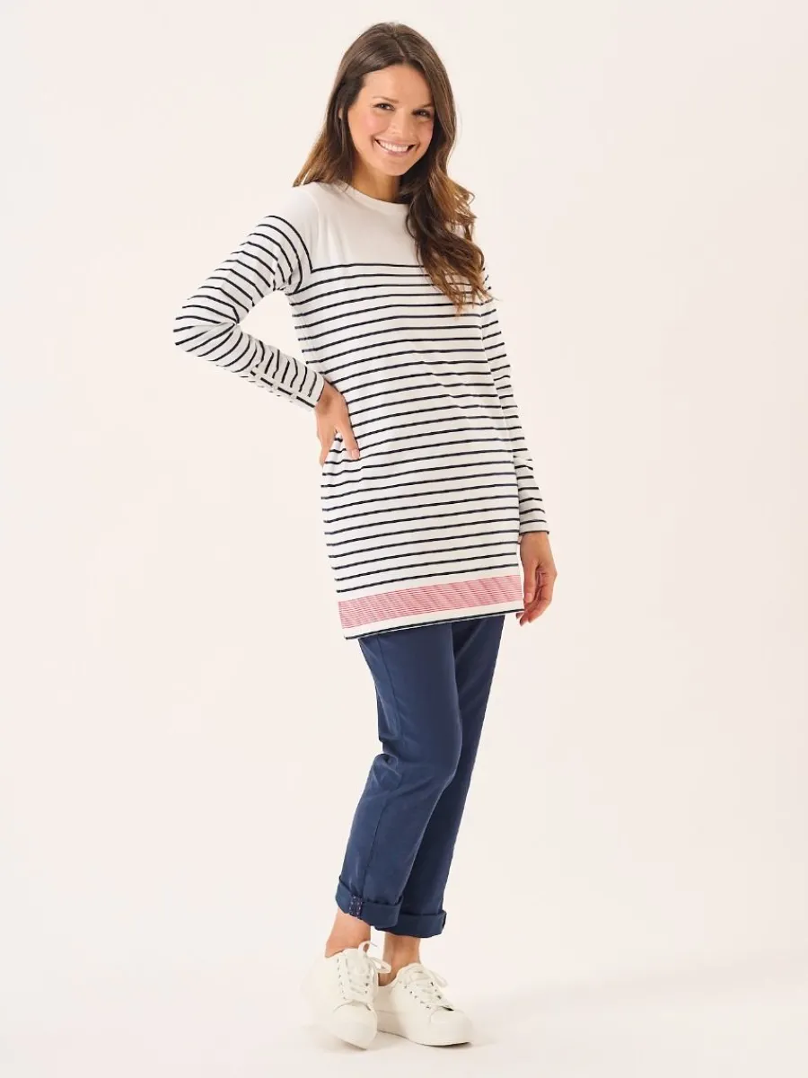 white_and_navy_striped_br_6.webp Quba & Co White And Navy Striped Bretton Tunic - Carlotta Clearance