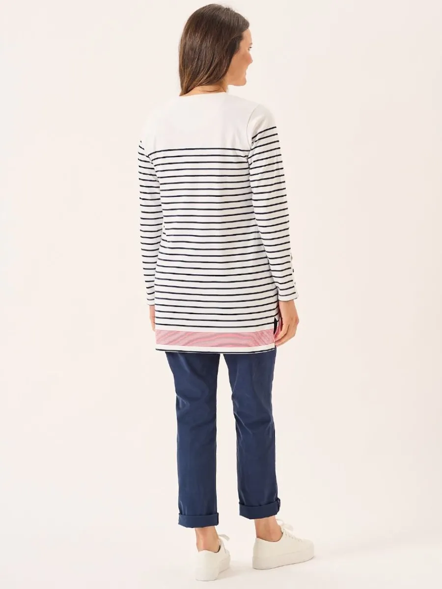 white_and_navy_striped_br_8.webp Quba & Co White And Navy Striped Bretton Tunic - Carlotta Clearance