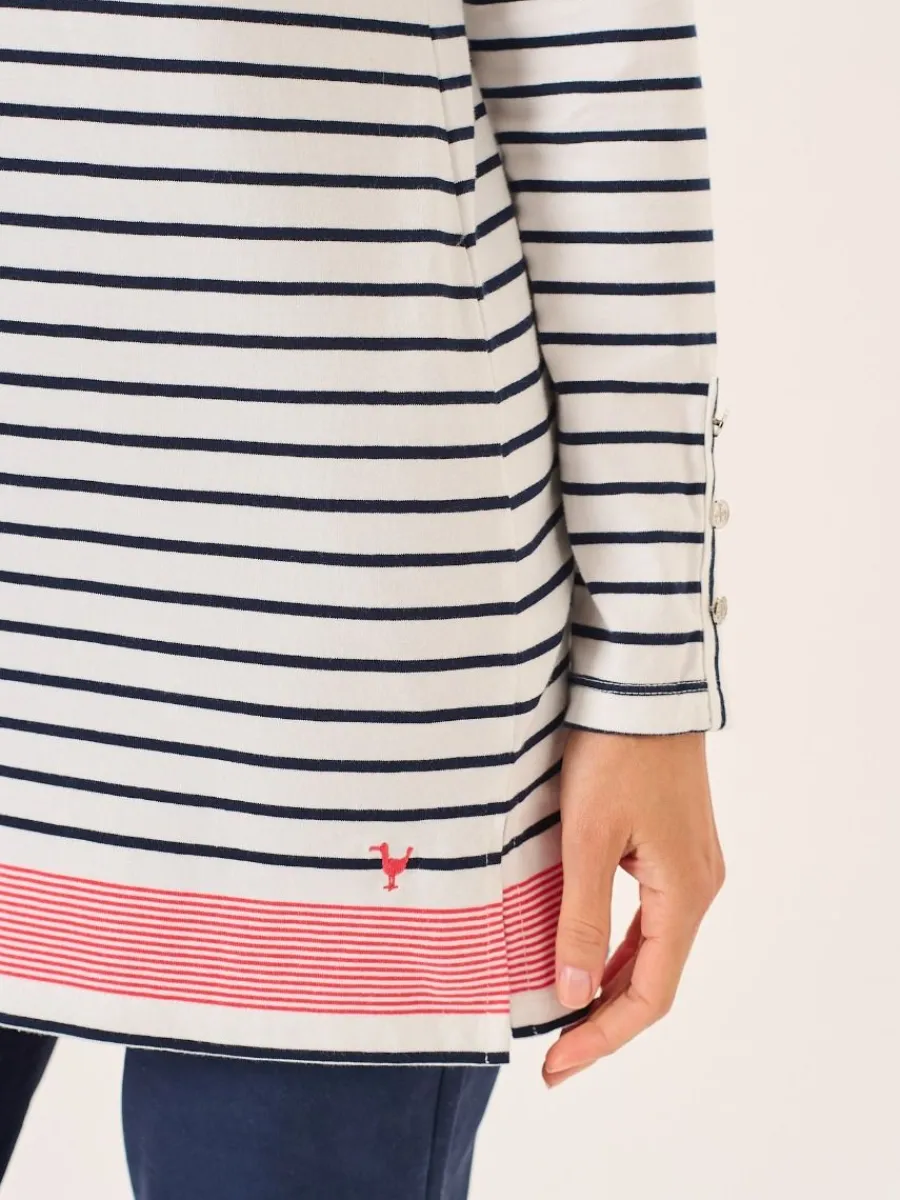 white_and_navy_striped_br_9.webp Quba & Co White And Navy Striped Bretton Tunic - Carlotta Clearance