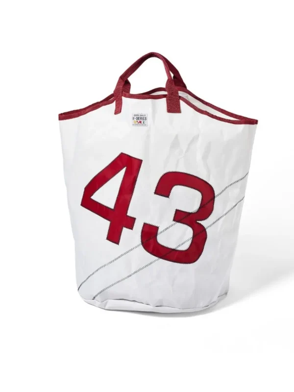 Quba & Co White And Red Laundry Bag - Maren Sale